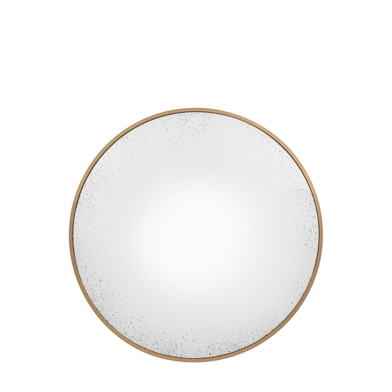 Aylanni Aluminium Round Mirror, Bronze