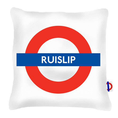 Ruislip Tube Station London Transport Cushion