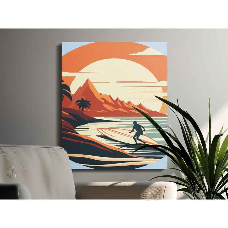 Craddock 1 Piece Wrapped Canvas Wall Art Set, 24x32