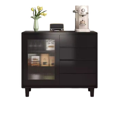 Modern Simple Solid Wood Sideboard. 35.43'' Sideboard