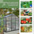 Outdoor Polycarbonate Greenhouse - Enhanced Ventilation And Aluminum For Backyard Rust- Ventilated