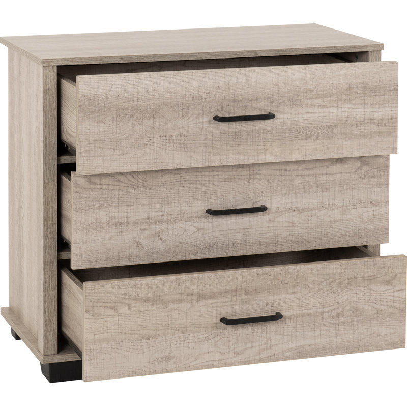 Naisha 80cm W 3 - Drawer Chest of Drawers