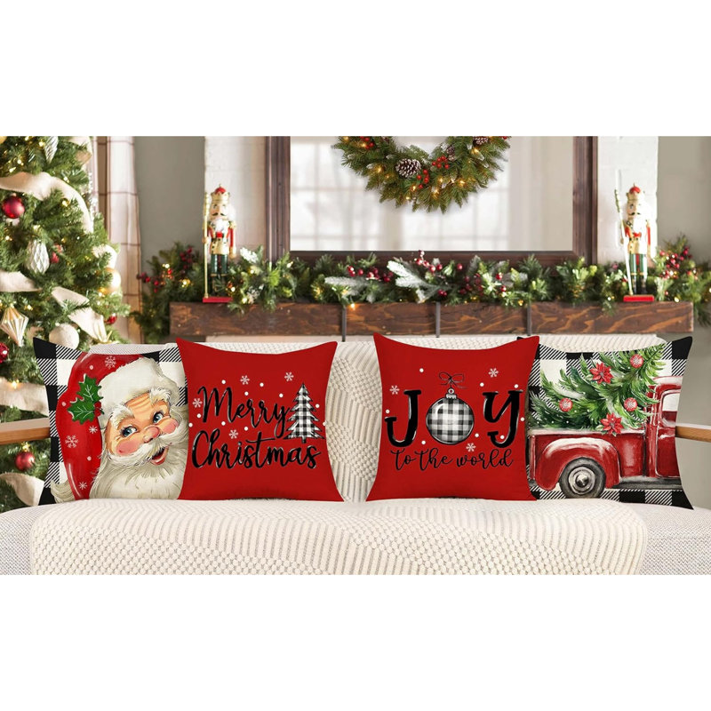 Checkered Pillow Cover