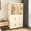 Armoire portable avec plusieurs compartiments et tringle pour un rangement efficace