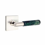 Select Round Door Lever with Square Rosette