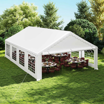 Outdoor Wedding Party Tunnel Tent with Removable Sidewalls & Waterproof