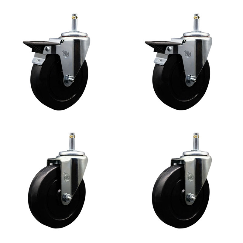 Soft Swivel Grip Ring Stem Caster