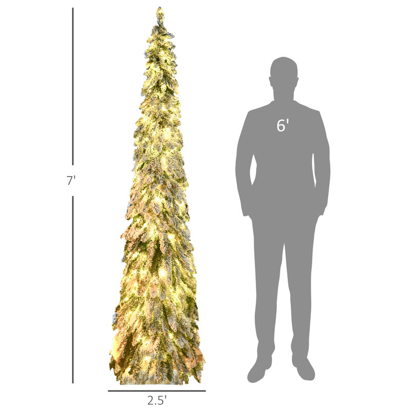 Arbre de Noël artificiel 7 pi, 6'11"