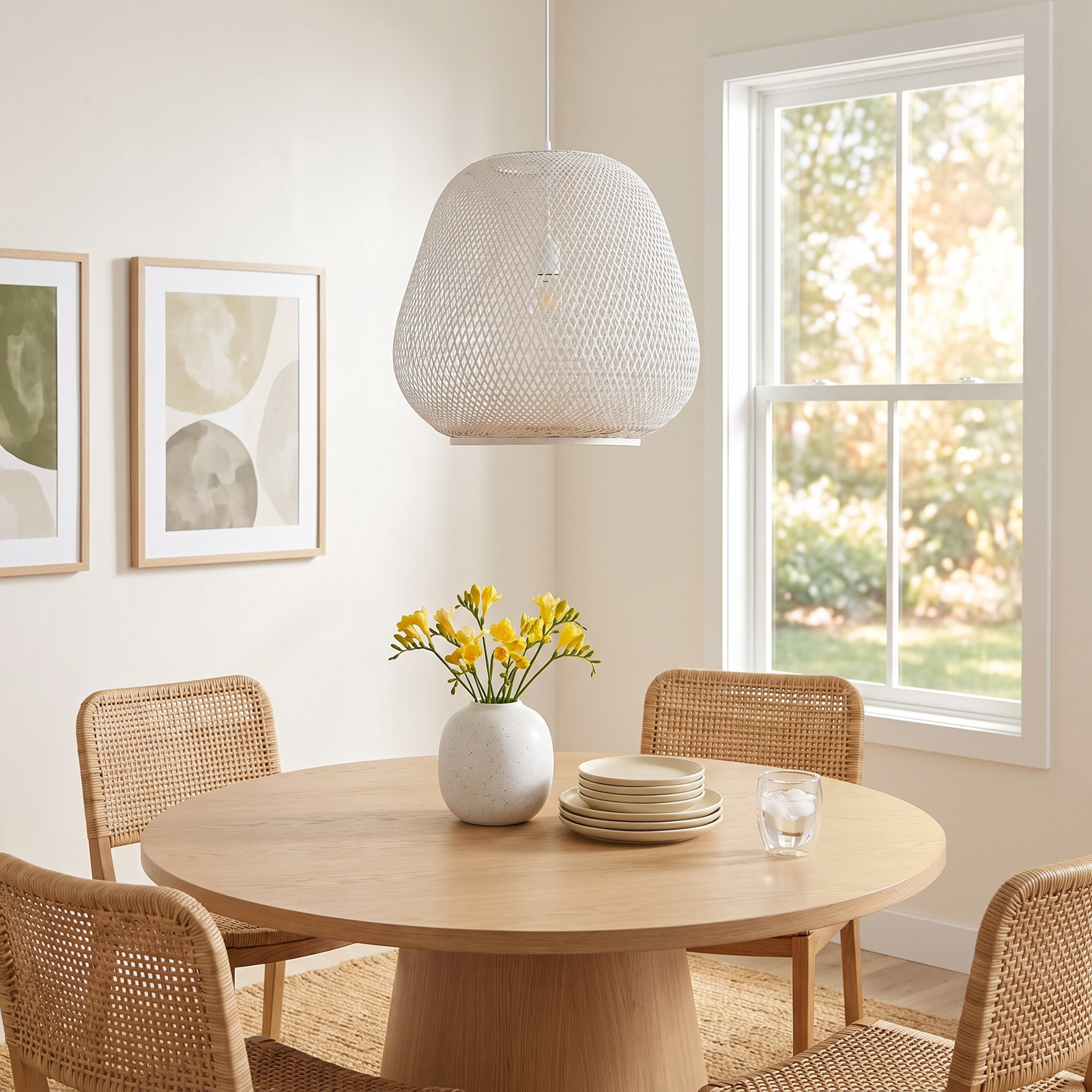 Galvin Pendant Light, White, 1