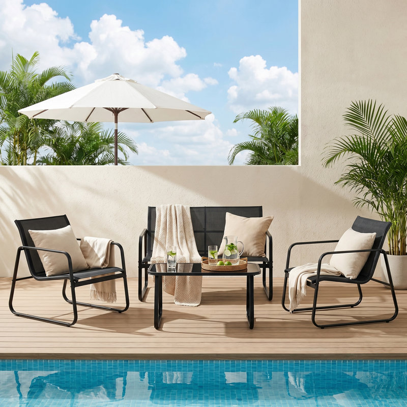 Garden Lounge Set with Table