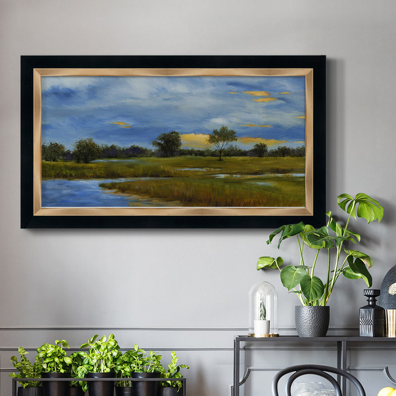 " Riverwalk ", 29" H x 53" W x 2.5" D