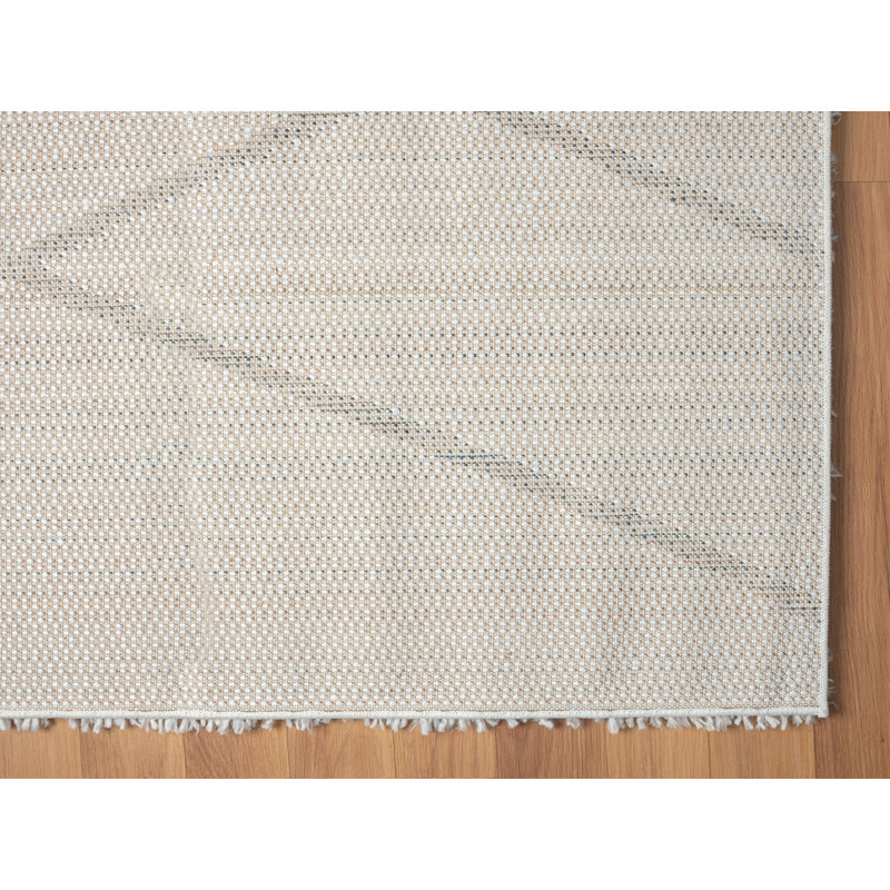 Shaggy Lush Diamond cream Rug, Runner 80 x 300cm