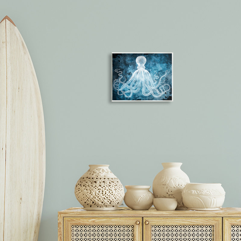 Curled Octopus Tentacles Wall Plaque Art, design by Marcus Jules