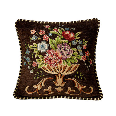 19 Inches 48cm Wide Wide Pack Of European Emboss Flower Pillows Sofa Waist Cushions Car Bedrooms Home Backrests Pillowcases