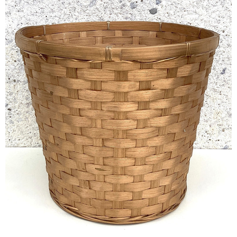 Panier métallique doré