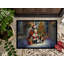 Paillasson Basset Hound and Santa Claus-112753778
