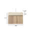 Meuble-lavabo et lavabo de luxe de 61 cm (24 po) pour salle de bain familiale moderne, meuble-lavabo suspendu de style milieu du siècle, meuble-lavabo en pierre frittée
