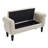 48'' W Upholstered Flip Top Tufted Storage Bench With Rolled Arm And Solid Wood Legs-123546424