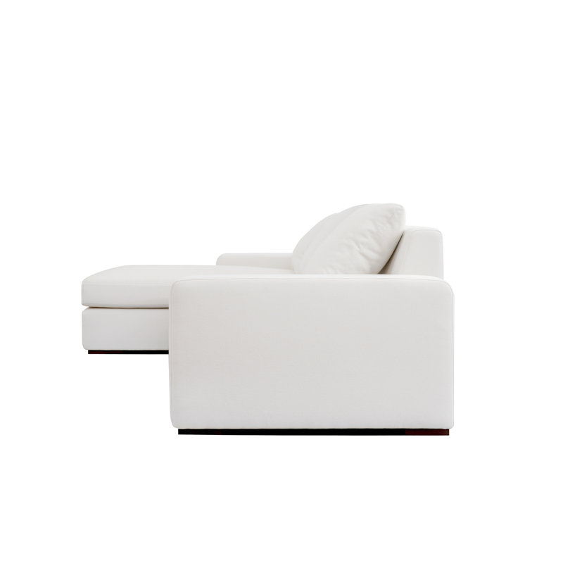 Thomas Sectional, Left Hand Facing, Alabaster Crypton Performance Weave