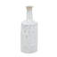 Vase cylindrique en terre cuite 13 "blanc