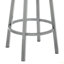 Tabouret de bar pivotant en similicuir Yandra