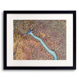 Abstract Aerial Landscape IV Print by Frank Peters