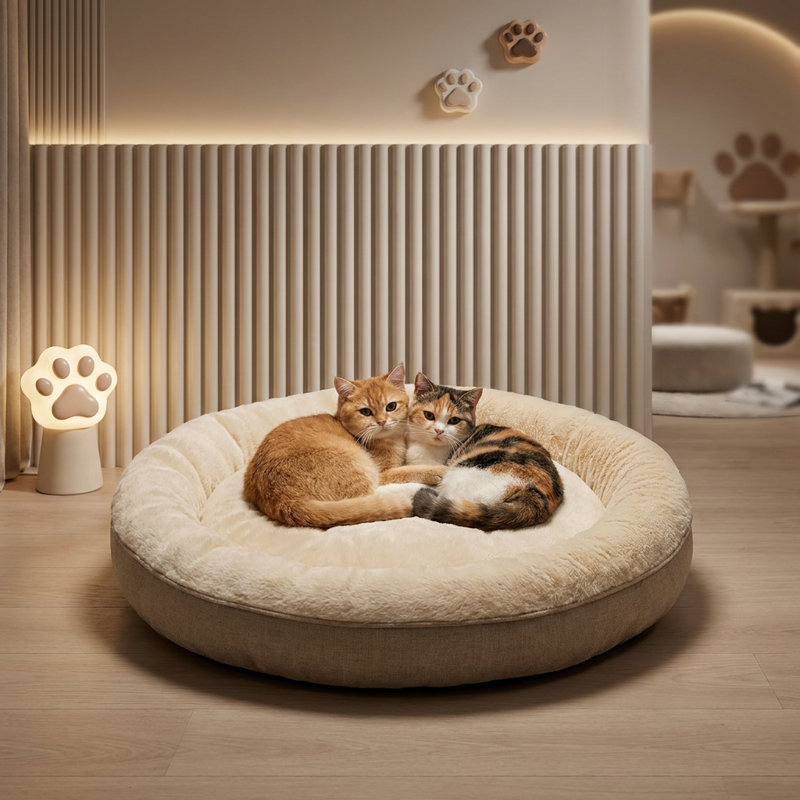 Lit pour chat Sanctuary, Grey/White
