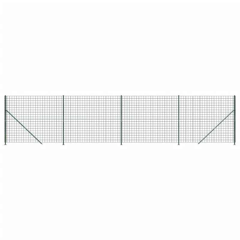 Audreena 140 cm H, Green, 140cm H x 1000cm W x 10cm D, 7