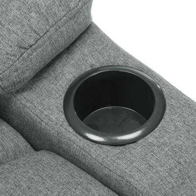 79cm Wide Chenille Glider Standard Recliner with Massager
