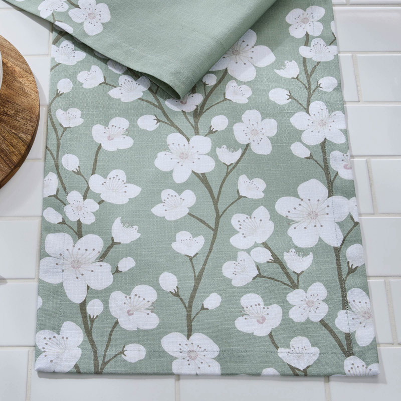 Cherry Blossom Table Runner, 54" L x 14" W