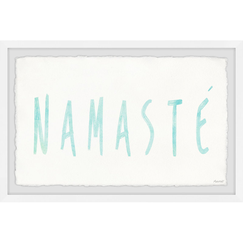 Namaste IV by Marmont Hill - Single Picture Frame Print, 20 cm H x 30 cm W x 3.81cm D
