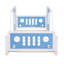 Lit plateforme classique avec roulettes en forme de voiture-1885090164