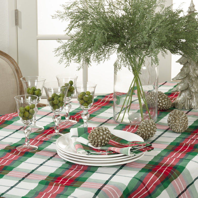 Senter Polyester Plaid Square Napkin
