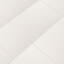 Carrelage de sol et de mur en porcelaine mat 12 po x 24 po Segment Blanc