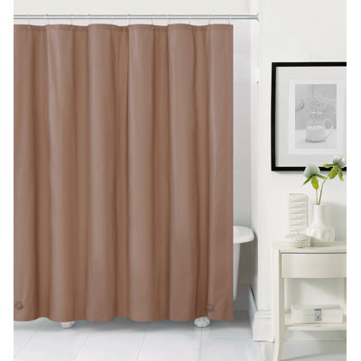 Batie Vinyl Solid Colour Shower Curtain Liner