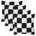 White/Black Checkered