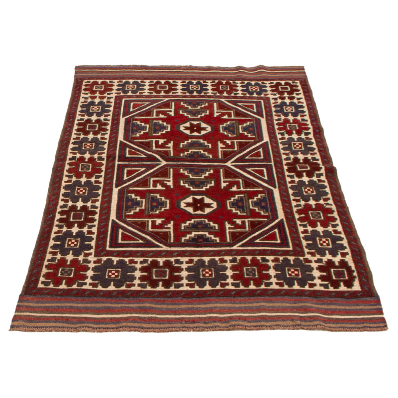 Tapis rouge tadjik 4 pi 1 po x 6 pi 5 po