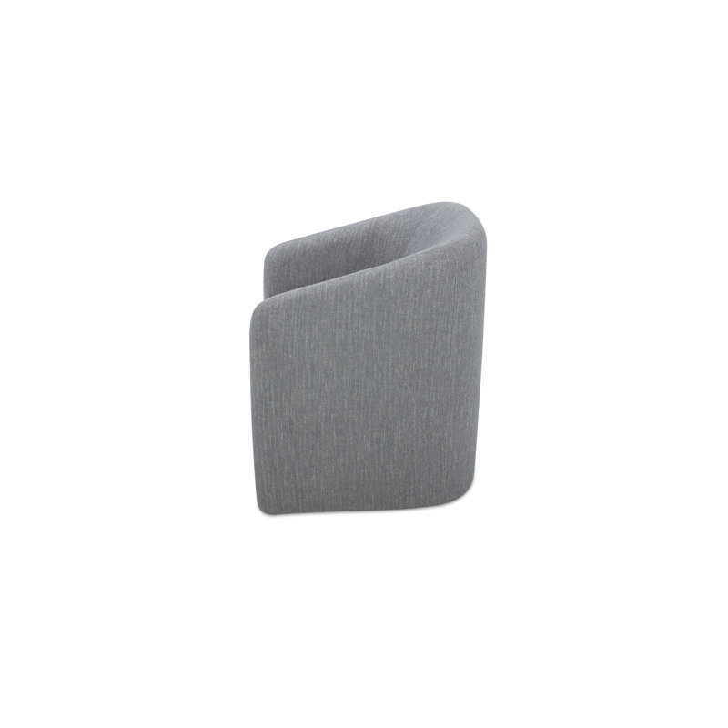 Sandy Rolling Dining Chair Off White, Grey