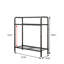 3 Tier Black Freestanding Towel Rack, Stainless Steel Bathroom Towel Holder With Mesh Shelf, Space-saving Design-75696525