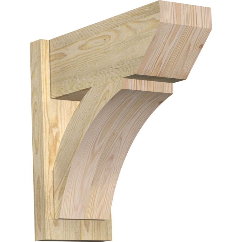 Persienne en bois Thatton, P 20 po x H 20 po, Cèdre rouge occidental l 7 1/2 po (lisse)