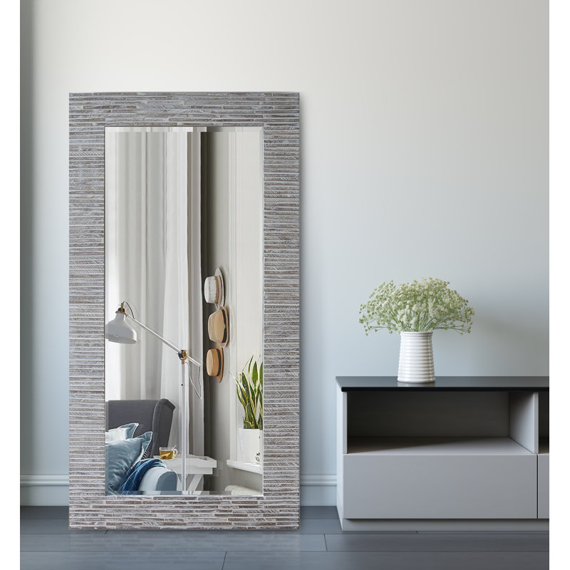Kaloyan Metal Flat Floor Mirror