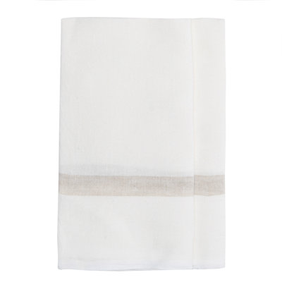 Laundered Stripe Tea Towel Kitchen Towel