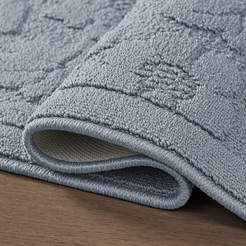 Laura Ashley Rosemoor, Bleu, Rectangle 5 pi x 7 pi