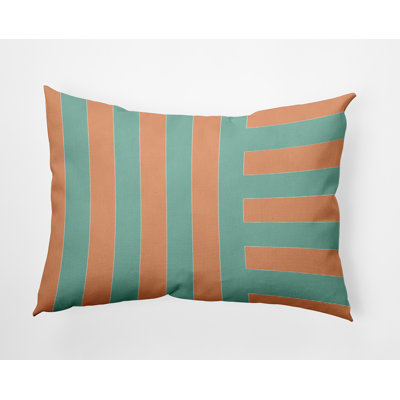Coussin décoratif à rayures PSN1596OR29GR62