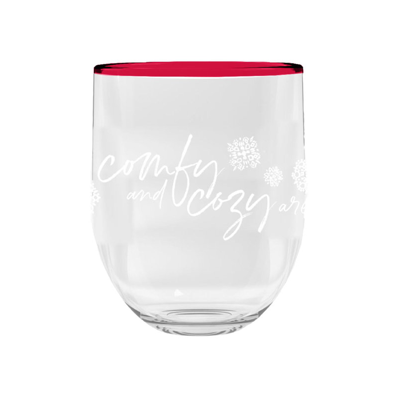 Outten 15 oz. Verre à vin sans pied en acrylique