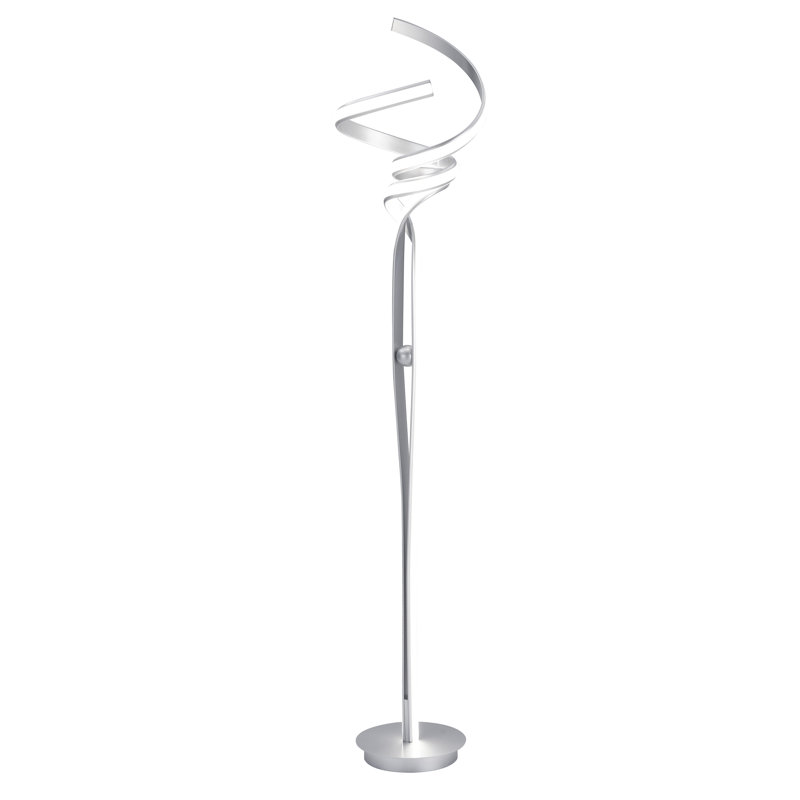 Etowah 63'' LED Novelty Floor Lamp, Silver
