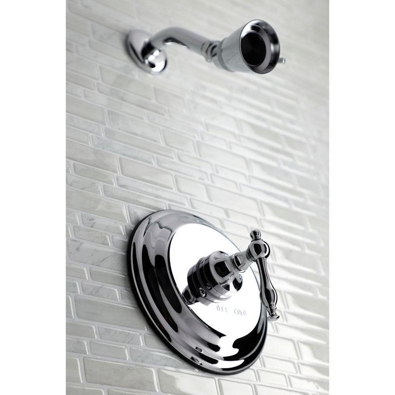 Kingston Brass Single-Handle Pressure Balanced Shower Faucet, Polished Chrome