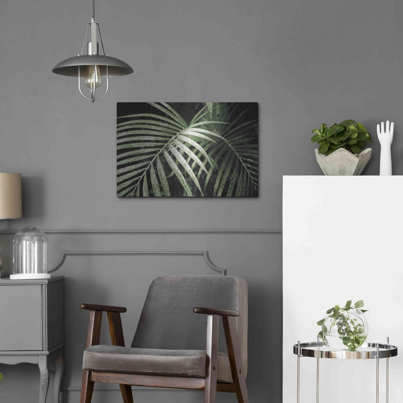 «Palm Fronds Green» par Debra Van Swearingen, H 16 po x l 24 po
