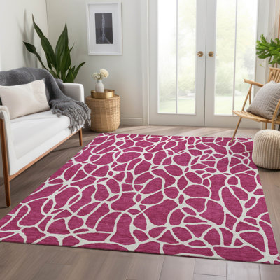 Premium Machine Washable Guada AMF1024 Geometric Rug