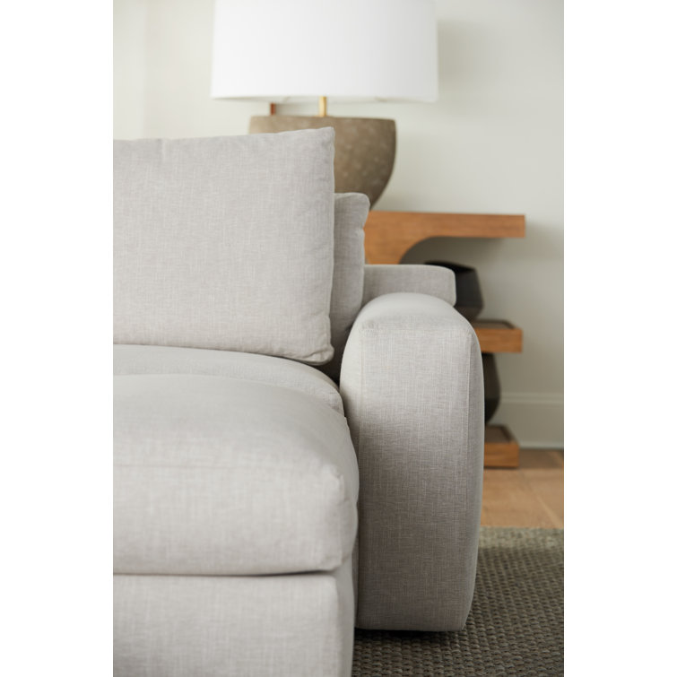 Caspian Upholstered Curved Arms Sectional Sofa White and Black – Midtown  Outlet Home Furnishings